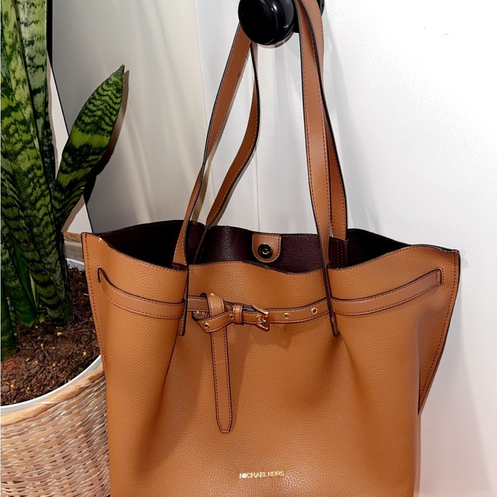 Michael Kors Brown Leather Tote